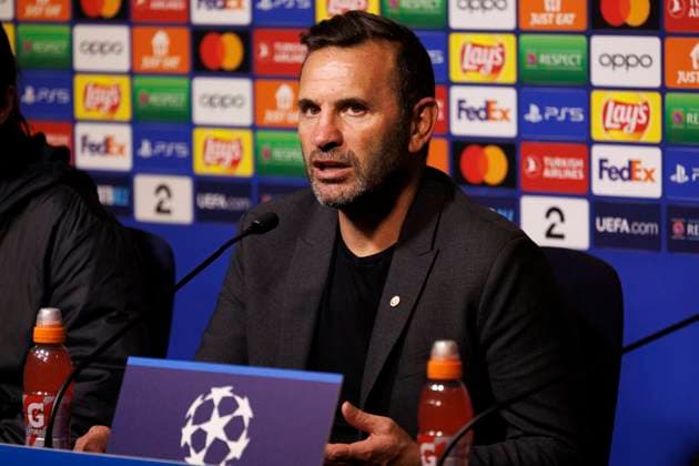 Forste playoff kamp til UEFA Champions League i fotball 2023: Molde - Galatasaray (2-3) Molde 20230823. Galatasarays trener Okan Buruk etter playoff kampen til Champions League i fotball mellom Molde og Galatasaray pa Aker Stadion. Foto: Svein Ove Ekornesvag NTB Molde Norge EDITORIAL USE ONLY. RESTRICTED USE FOR BETTING COMPANIES Ref:_SPOqT7XJ6KshMY.jpg  Copyright: xSveinxOvexEkornesvagx xNTBx