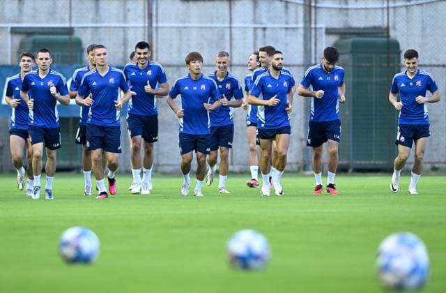 Sport Bilder des Tages PXL_Dinamo Zagreb trainig GNK Dinamo Zagreb players during training session on August 23, 2023 in Zagreb, Croatia. MarkoxLukunic PIXSELL