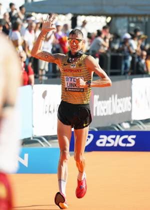Sport Themen der Woche KW34 WM 2023 Budapest, World Athletics, Leichtathletik, athletics, Track and Field, World athletics Championships 2023 Budapest , Leichtathletik WM 2023 Budapest 19.08-27..08..2023, Heroes Square Budapest Ungarn, 35KM Gehen Männer Christopher Linke Deutschland *** World Championships 2023 Budapest, World Athletics, Athletics, Track and Field, World athletics Championships 2023 Budapest , Athletics World Championships 2023 Budapest 19 08 27 08 2023, Heroes Square Budapest Hungary, 35KM Walking Men Christopher Linke Germany