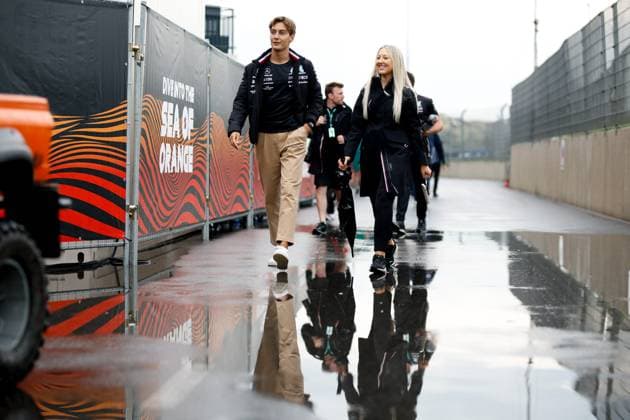 63 George Russell (GBR, Mercedes-AMG Petronas F1 Team), F1 Grand Prix of the Netherlands at Circuit Zandvoort on August 24, 2023 in Zandvoort, Netherlands. (Photo by HOCH ZWEI) Zandvoort Netherlands