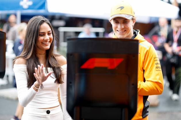 Lissie Mackintosh, 81 Oscar Piastri (AUS, McLaren F1 Team), F1 Grand Prix of the Netherlands at Circuit Zandvoort on August 24, 2023 in Zandvoort, Netherlands. (Photo by HOCH ZWEI) Zandvoort Netherlands