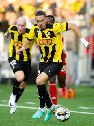 230824 Amor Layouni of Häcken during the UEFA Europa League play-off match between Häcken and Aberdeen on August 24, 2023 in Göteborg. Photo: Michael Erichsen BILDBYRAN COP 89 MI0526 aberdeen bbeng football fotball fotboll häcken soccer uefa europa league Copyright: MICHAELxERICHSEN BB230824MI077