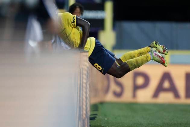 Fußball, EL Quali, Royale Union Saint Gilloise - FC Lugano Union SG v FC Lugano - UEFA Europa League BRUSSELS, BELGIUM - AUGUST 24 : Amani Lazare midfielder of Union St-Gilloise during the UEFA Europa League Play-offs, 1st leg match between Union SG and FC Lugano at the Anderlecht stadium on August 24, 2023 in Brussels, Belgium, 24 08 2023 Brussels Belgium  Copyright: xJbox