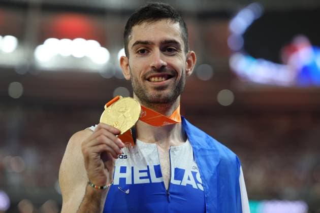 Bilder des Jahres 2023, Sport 08 August Sport Themen der Woche KW34 Sport Bilder des Tages Miltiadis Tentoglou (GRE), AUGUST 24, 2023 - Athletics : World Athletics Championships Budapest 2023 Men s Long Jump Final at National Athletics Centre, Budapest, Hungary. Noxthirdxpartyxsales  (227136114)
