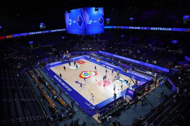 General view of Okinawa Arena, AUGUST 25, 2023 - Basketball : FIBA Basketball World Cup 2023 at Okinawa Arena, Okinawa, Japan.  (227157408)