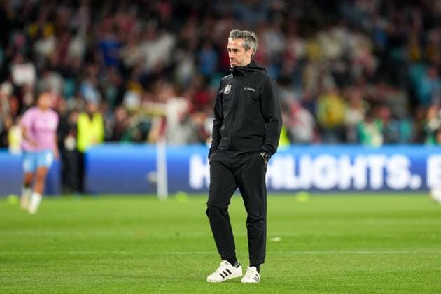 Sydney, Australia, August 20th 2023: Head Coach of Spain Jorge Vilda during the FIFA Womens World Cup 2023 Final football match between Spain and England at Stadium Australia in Sydney, Australia. (Daniela Porcelli SPP) Copyright: xDanielaxPorcellix xSPPx spp-en-DaPoSp-20230820-DP307705