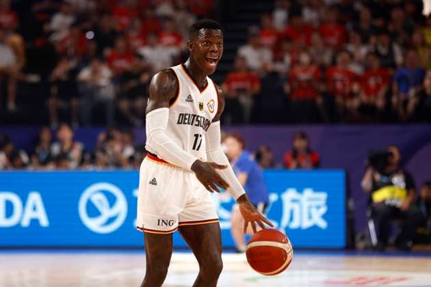 Sport Bilder des Tages 25.08.2023, FIBA Basketball Worldcup, Okinawa (Japan), Deutschland - Japan, Spieltag 1, Gruppe E. Dennis Schröder (GER, No17) Okinawa Okinawa Arena Okinawa Japan