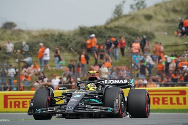 FORMULA 1 HEINEKEN DUTCH GRAND PRIX 2023 25.08.2023, Circuit Park Zandvoort, Zandvoort, FORMULA 1 HEINEKEN DUTCH GRAND PRIX 2023 , im Bild Lewis Hamilton (GBR), Mercedes-AMG Petronas Formula One Team