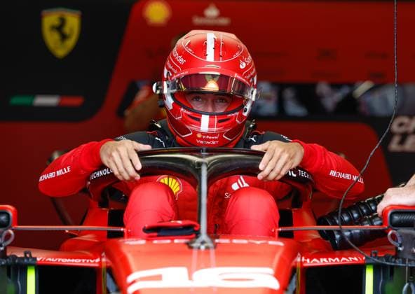 16 Charles Leclerc (MCO, Scuderia Ferrari), F1 Grand Prix of the Netherlands at Circuit Zandvoort on August 25, 2023 in Zandvoort, Netherlands. (Photo by HOCH ZWEI) Zandvoort Netherlands