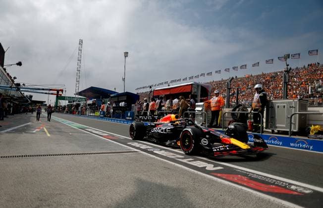 1 Max Verstappen (NLD, Oracle Red Bull Racing), F1 Grand Prix of the Netherlands at Circuit Zandvoort on August 25, 2023 in Zandvoort, Netherlands. (Photo by HOCH ZWEI) Zandvoort Netherlands