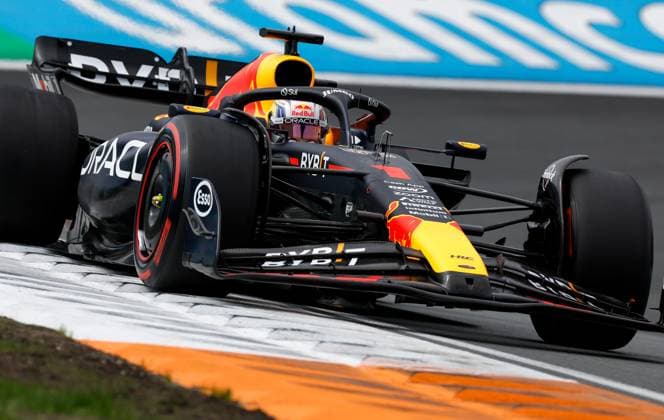 1 Max Verstappen (NLD, Oracle Red Bull Racing), F1 Grand Prix of the Netherlands at Circuit Zandvoort on August 25, 2023 in Zandvoort, Netherlands. (Photo by HOCH ZWEI) Zandvoort Netherlands