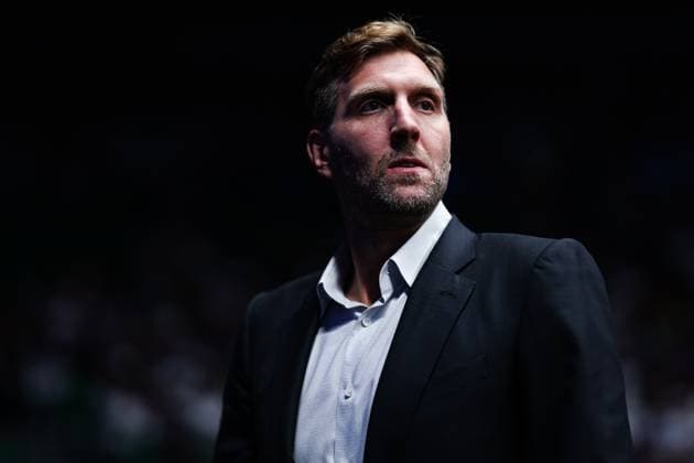 Sport Bilder des Tages BULACAN, PHILIPPINES - AUGUST 25: Dirk Nowitzki looks on from the stands during the FIBA Basketball World Cup group A match between Philippines and Dominican Republic at Philippine Arena in Bulacan, Philippines.  Copyright: xVCGx 111451091990