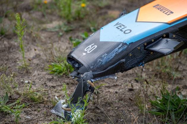 Formel 1 GP Holland Zandvoort. Freitag, 25.08.2023 Unfall zwischen Daniel Ricciardo und Oscar Piastri in FP2; Formel 1 GP Holland Zandvoort. Freitag, 25.08.2023 Copyright: xBEAUTIFULxSPORTS Erlhofx