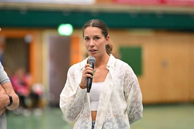 Handball I Frauen I Saison 2023-2024 I Testspiel I Buxtehuder SV - VfL Oldenburg I 25.08.2023 Nahaufnahme, Einzelfoto, Freisteller, Portrait, Porträt, Einzelbild, Einzelfoto, Körper Emily Bölk Buxtehude Halle Nord Niedersachsen Deutschland Copyright: xLobeca FelixxSchlikisx