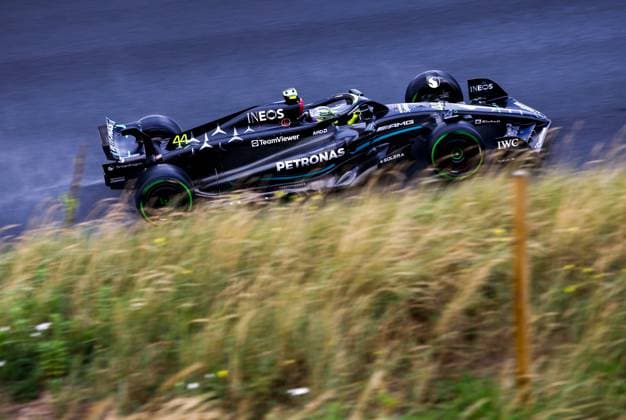44 Lewis Hamilton (GBR, Mercedes-AMG Petronas F1 Team), F1 Grand Prix of the Netherlands at Circuit Zandvoort on August 26, 2023 in Zandvoort, Netherlands. (Photo by HOCH ZWEI) Zandvoort Netherlands