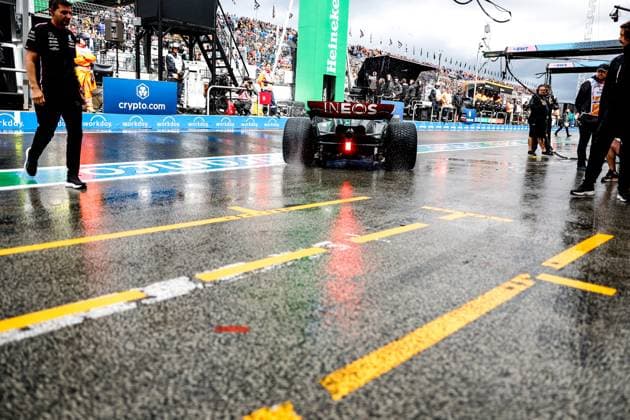 63 George Russell (GBR, Mercedes-AMG Petronas F1 Team), F1 Grand Prix of the Netherlands at Circuit Zandvoort on August 26, 2023 in Zandvoort, Netherlands. (Photo by HOCH ZWEI) Zandvoort Netherlands