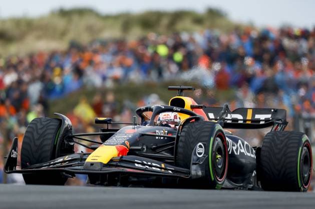 ZANDVOORT - Max Verstappen (Red Bull Racing) during the F1 Grand Prix of the Netherlands at Circuit Zandvoort on August 27, 2023 in Zandvoort, Netherlands. ANP KOEN VAN WEEL F1 Grand Prix of The Netherlands 2023 24 xVIxANPxSportx xxANPxIVx 476446009 originalFilename: 476446009.jpg