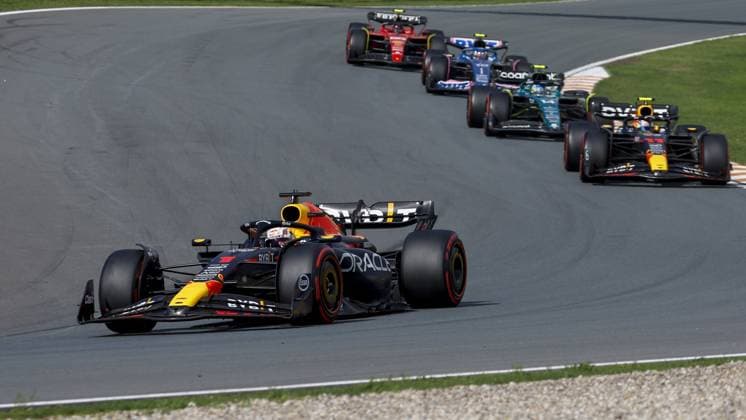 ZANDVOORT - Max Verstappen (Red Bull Racing) during the F1 Grand Prix of the Netherlands at Circuit Zandvoort on August 27, 2023 in Zandvoort, Netherlands. ANP SEM VAN DER WAL F1 Grand Prix of The Netherlands 2023 24 xVIxANPxSportx xxANPxIVx 476447742 originalFilename: 476447742.jpg