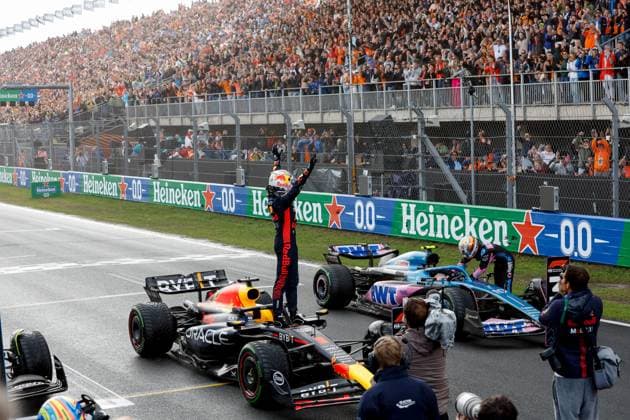 1 Max Verstappen (NLD, Oracle Red Bull Racing), F1 Grand Prix of the Netherlands at Circuit Zandvoort on August 27, 2023 in Zandvoort, Netherlands. (Photo by HOCH ZWEI) Zandvoort Netherlands