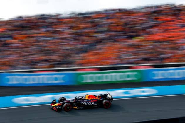 1 Max Verstappen (NLD, Oracle Red Bull Racing), F1 Grand Prix of the Netherlands at Circuit Zandvoort on August 27, 2023 in Zandvoort, Netherlands. (Photo by HOCH ZWEI) Zandvoort Netherlands