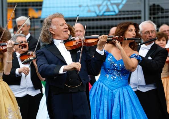 Andre Rieu, F1 Grand Prix of the Netherlands at Circuit Zandvoort on August 27, 2023 in Zandvoort, Netherlands. (Photo by HOCH ZWEI) Zandvoort Netherlands