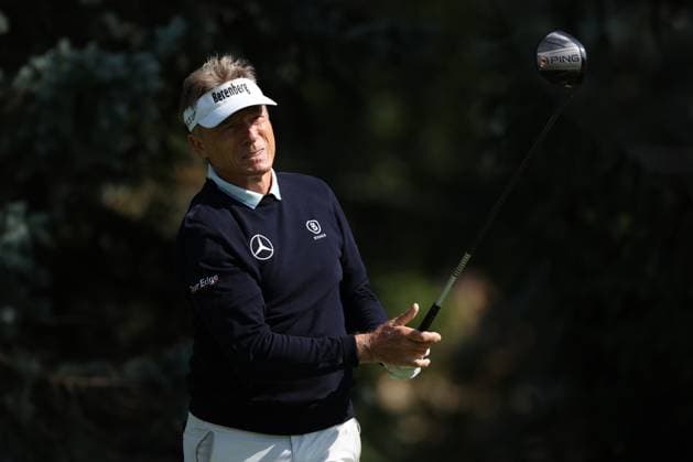 The Ally Challenge Bernhard Langer of Germany tees off on the second hole during the final round of The Ally Challenge presented by McLaren at Warwick Hills Golf & Country Club, Grand Blanc, MI, USA Sunday, August 27, 2023. Grand Blanc Michigan United States  Copyright: xJorgexLemusx originalFilename:lemus-theallyc230827_npAwR.jpg