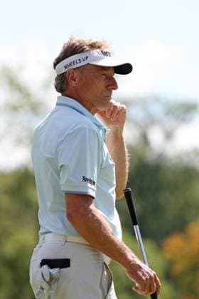The Ally Challenge Bernhard Langer of Germany waits on the 9th green during the final round of The Ally Challenge presented by McLaren at Warwick Hills Golf & Country Club, Grand Blanc, MI, USA Sunday, August 27, 2023. Grand Blanc Michigan United States  Copyright: xJorgexLemusx originalFilename:lemus-theallyc230827_npIBD.jpg