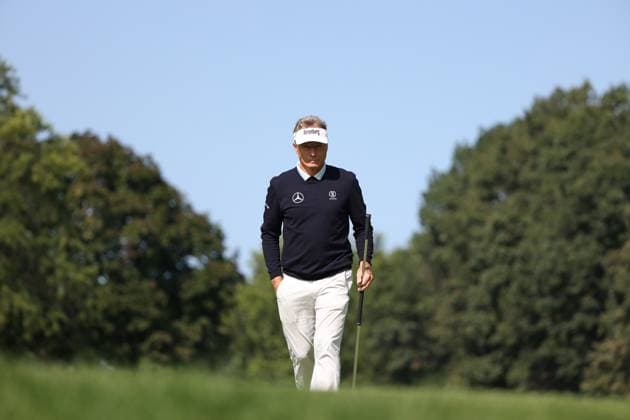 The Ally Challenge Bernhard Langer of Germany approaches the second green during the final round of The Ally Challenge presented by McLaren at Warwick Hills Golf & Country Club, Grand Blanc, MI, USA Sunday, August 27, 2023. Grand Blanc Michigan United States  Copyright: xJorgexLemusx originalFilename:lemus-theallyc230827_npv2i.jpg