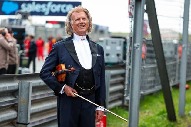 Andre Rieu, F1 Grand Prix of the Netherlands at Circuit Zandvoort on August 27, 2023 in Zandvoort, Netherlands. (Photo by HOCH ZWEI) Zandvoort Netherlands
