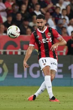 Morgan Sanson (OGC Nice) FOOTBALL : OGC Nice vs Lyon - Ligue 1 Uber Eats - Nice - 027 08 2023 NorbertScanella Panoramic 