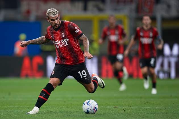 AC Milan v Torino FC - Serie A Theo Hernandez of AC Milan in action during the Serie A football match between AC Milan and Torino FC. Milan Italy Copyright: xNicolòxCampox