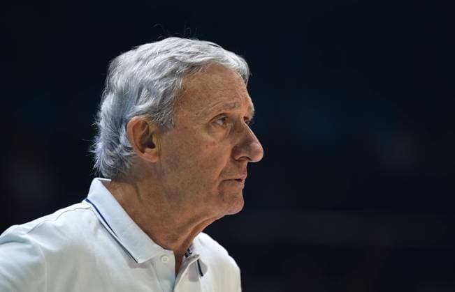 SERBIA vs PUERTO RICO SVETISLAV PESIC, coach of basketball players of Serbia at the FIBA World Cup match against Puerto Rico, at Araneta Coliseum. Manila, 28.08.2023. photo: Nebojsa Parausic MN press photo BASKETBALL, FIBA, WORLD CUP, SERBIA, PUERTO RICO Manila Araneta Coliseum Philippines Copyright: xNebojsaxParausicx xMNxPressx