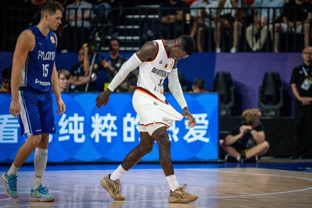 Basketball Okinawa 29.08.2023 FIBA Basketball World Cup 2023 Weltmeisterschaft der Männer Deutschland (GER) - Finnland (FIN) Dennis Schröder Schroeder (Deutschland, No.17) Schröder Schroder