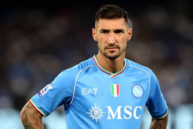 Ssc Napoli - Us Sassuolo Matteo Politano of Ssc Napoli during the Serie A match beetween Ssc Napoli and Us Sassuolo at Stadio Maradona on August 27, 2023 in Napoli, Italy . Napoli Stadio Maradona Italy Copyright: xPiccirillox