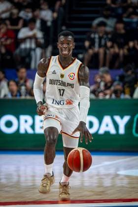 Basketball Okinawa 29.08.2023 FIBA Basketball World Cup 2023 Weltmeisterschaft der Männer Deutschland (GER) - Finnland (FIN) Dennis Schröder Schroeder (Deutschland, No.17) Schröder Schroder