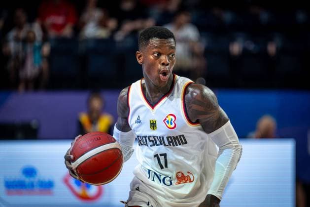 Basketball Okinawa 29.08.2023 FIBA Basketball World Cup 2023 Weltmeisterschaft der Männer Deutschland (GER) - Finnland (FIN) Dennis Schröder Schroeder (Deutschland, No.17) Schröder Schroder