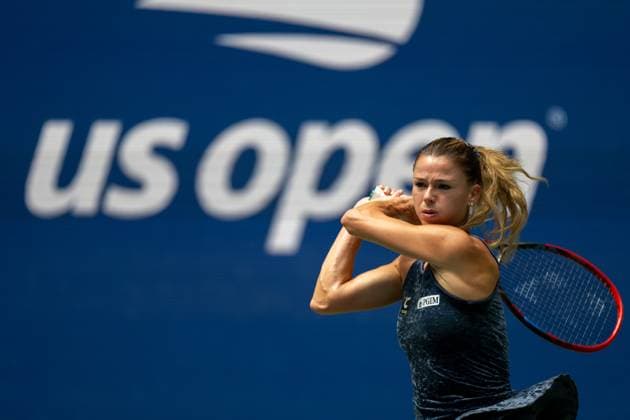 Camila Giorgi (ITA) during the 2023 U.S. Open Tennis Championships at the USTA Billie Jean King National Tennis Center in Flushing, Queens, New York. Featuring: Camila Giorgi When: 29 Aug 2023 Credit: David Lobel INSTARimages Copyright: xDavidxLobel INSTARimagesx 0302407245st EDITORIAL USE ONLY. RESTRICTED TO NEWSPAPERS BASED IN THE UK