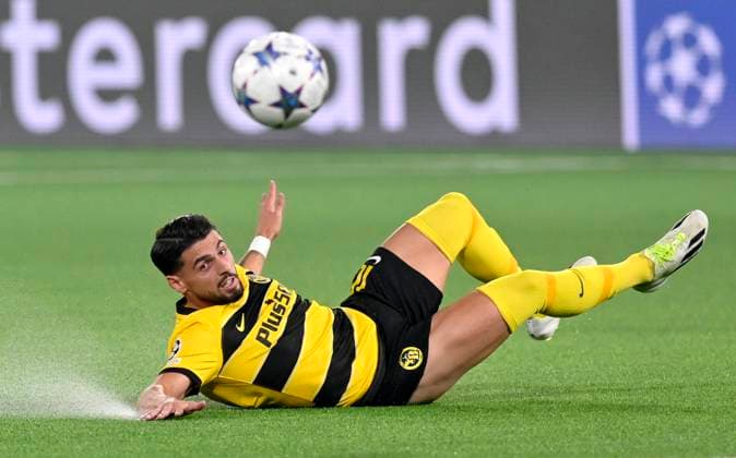 Kastriot Imeri, YB, am Boden, BSC Young Boys - Maccabi Haifa, Playoff Champions League, Fussball, 29.08.2023