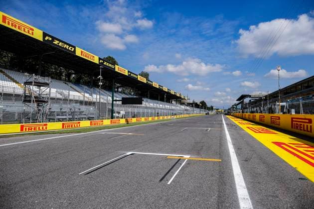 Monza circuit ambiance during the 2023 Formula 1 Pirelli Grand Premio d™Italia Grand Prix, 14th round of the 2023 Formula One World Championship, WM, Weltmeisterschaft from September 1 to 3, 2023 on the Autodromo Nazionale di Monza, in Monza, Italy - F1 - ITALIAN GRAND PRIX 2023 DPPI Panoramic  00123032__R5_5961