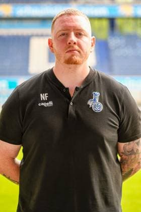Co-Trainer Nick Fisher ( MSV Duisburg Frauen ). GER, Fussball, MSV Duisburg Frauen Teampraesentation Saison 2023 24, 28.08.2023 DFL DFB REGULATIONS PROHIBIT ANY USE OF PHOTOGRAPHS AS IMAGE SEQUENCES AND OR QUASI-VIDEO GER, Fussball, MSV Duisburg Frauen Teampraesentation Saison 2023 24, 28.08.2023 Duisburg Copyright: xEibner-Pressefoto ThomasxThienelx EP_TTL