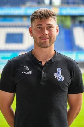 Athletiktrainer Tobias Kirsch ( MSV Duisburg Frauen ). GER, Fussball, MSV Duisburg Frauen Teampraesentation Saison 2023 24, 28.08.2023 DFL DFB REGULATIONS PROHIBIT ANY USE OF PHOTOGRAPHS AS IMAGE SEQUENCES AND OR QUASI-VIDEO GER, Fussball, MSV Duisburg Frauen Teampraesentation Saison 2023 24, 28.08.2023 Duisburg Copyright: xEibner-Pressefoto ThomasxThienelx EP_TTL