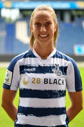 Yvonne Zielinski ( MSV Duisburg Frauen ). GER, Fussball, MSV Duisburg Frauen Teampraesentation Saison 2023 24, 28.08.2023 DFL DFB REGULATIONS PROHIBIT ANY USE OF PHOTOGRAPHS AS IMAGE SEQUENCES AND OR QUASI-VIDEO GER, Fussball, MSV Duisburg Frauen Teampraesentation Saison 2023 24, 28.08.2023 Duisburg Copyright: xEibner-Pressefoto ThomasxThienelx EP_TTL