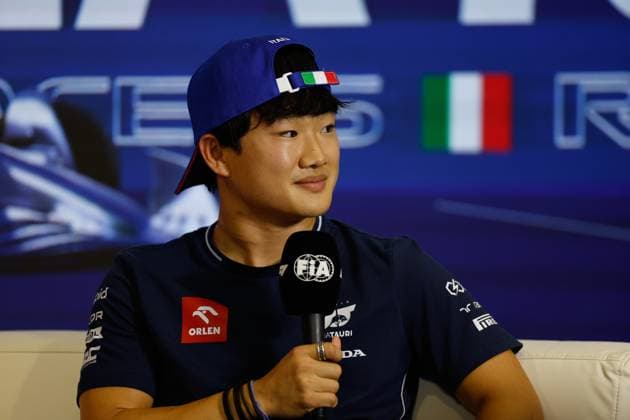 22 Yuki Tsunoda (JPN, Scuderia AlphaTauri), F1 Grand Prix of Italy at Autodromo Nazionale Monza on August 31, 2023 in Monza, Italy. (Photo by HOCH ZWEI) Monza Italy