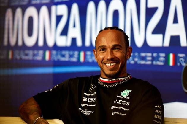 44 Lewis Hamilton (GBR, Mercedes-AMG Petronas F1 Team), F1 Grand Prix of Italy at Autodromo Nazionale Monza on August 31, 2023 in Monza, Italy. (Photo by HOCH ZWEI) Monza Italy