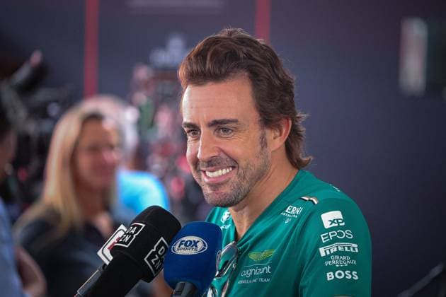 Formula 1 World Championship, WM, Weltmeisterschaft 2023 Italian GP, Monza 31 August-3 September 2023 14 Fernando Alonso, (ESP) Aramco Aston Martin Mercedes during the Italian GP, Monza 31 August-3 September 2023 Formula 1 World championship 2023. - -  Copyright: xIPAxSport ABACAx BRIPASport20230831_120 IPAxSport ABACAx BRIPASport20230831_120