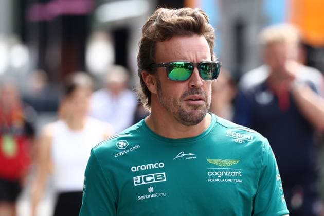 F1 Gran Prix of Italy Fernando Alonso of Aston Martin during previews ahead of the F1 Grand Prix of Italy at Autodromo Nazionale on August 31, 2023 Monza, Italy. Monza Autodromo Nazionale Italy Copyright: xMarcoxCanonierox