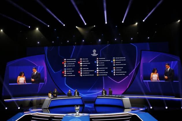 during the Uefa Champions League Draw ceremony, on 31 August 2023 at Grimaldi Forum, Monaco . Photo Nderim KACELI  Copyright: xNderimxKaceli IPAxSportx xipa-agx xx 0 IPA_IPA39973899