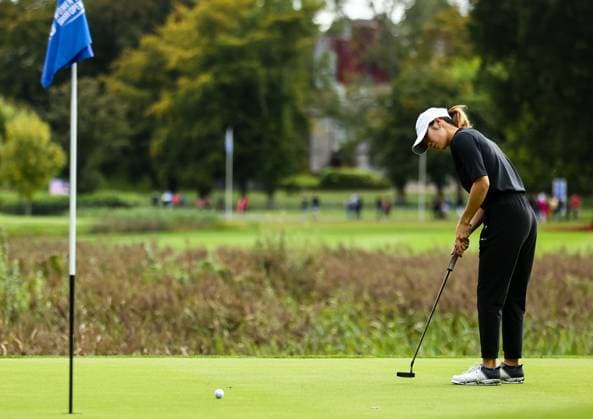 2023 KPMG Women s Irish Open, Dromoland Castle, Clare 1 9 2023 New Zealand™s Wenyung Keh on the 10th green Wenyung Keh on the 10th green 1 9 2023  Copyright: x INPHO BenxBradyx BB1_6448