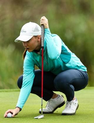 2023 KPMG Women s Irish Open, Dromoland Castle, Clare 1 9 2023 Ireland™s Kate Lanigan lines up her putt on the 10th green Kate Lanigan lines up her putt on the 10th green 1 9 2023  Copyright: x INPHO BenxBradyx BST_0588