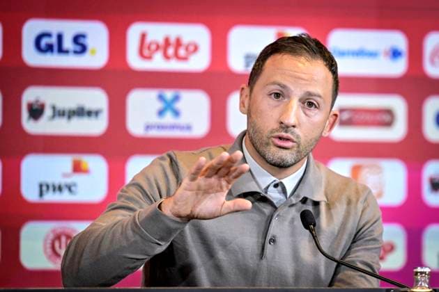 Sport Bilder des Tages Tedesco Domenico head coach of Belgian Team national team, Nationalteam selection - 1-09-23 TUBEKE, BELGIUM - SEPTEMBER 01 : Tedesco Domenico head coach of Belgian Team during the presentation of his selection of the belgian national team on September 1, 2023 in TUBEKE, BELGIUM, 01 09 2023 TUBEKE BELGIUM  Copyright: xSesx